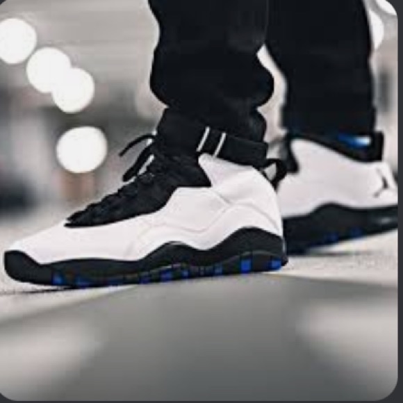 Air Jordan Retro 10 Orlando White Blue & Black